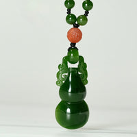 Canadian Jade Gourd Necklace #1027