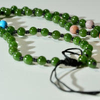 Chatoyant Buddha Jade Necklace #1011