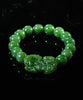 12mm Guardian of Fortune Pixiu Jade Bracelet #1936