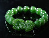 12mm Guardian of Fortune Pixiu Jade Bracelet #1936