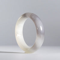 Hetian White Jade Bangle 59mm #697