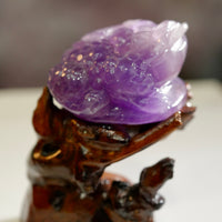 AMETHYST MONEY TOAD #2222