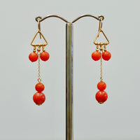 Red Carnelian Earrings #2470