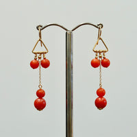 Red Carnelian Earrings #2470