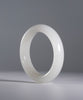 WHITE JADE BANGLE 56.6MM #686