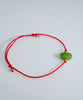 Lucky Ruyi Red Cord Jade Bracelet #2176