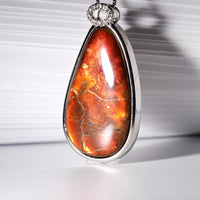 Sterling Silver Ammolite Pendant #333