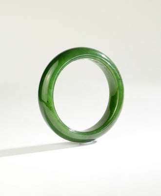 AAA CANADIAN JADE BANGLE 55MM #1232