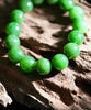 14mm Polar Jade Beaded Bracelet #2315