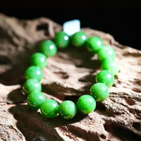 14mm Polar Jade Beaded Bracelet #2315