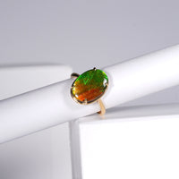 18k Ammolite Ring #903