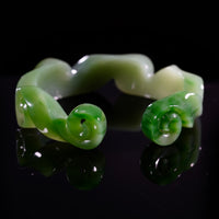 Unique Siberian Jade Bangle 60mm #2482