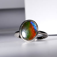 Ammolite Ring #356