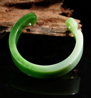 Unique Siberian Jade Bangle 57.6mm #2483