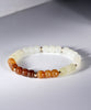 14k Multicolour Jade Beaded Bracelet #1805