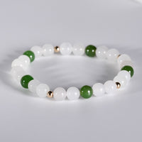 Multicolour Jade Beaded Bracelet #1903