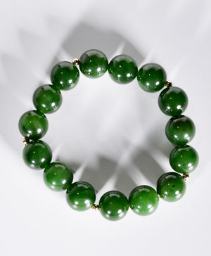 Jade bead deals bracelet