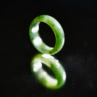 Wide Band Jade Ring #2318