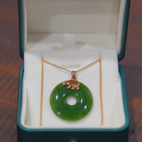 POLAR BEAR HARMONY JADE PENDANT #1170