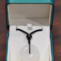 White Jade PI Harmony Pendant #2191