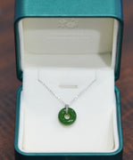 SIBERIAN JADE PI DONUT PENDANT #1706