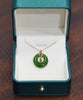 18k Siberian Jade PI Harmony Pendant  #1721