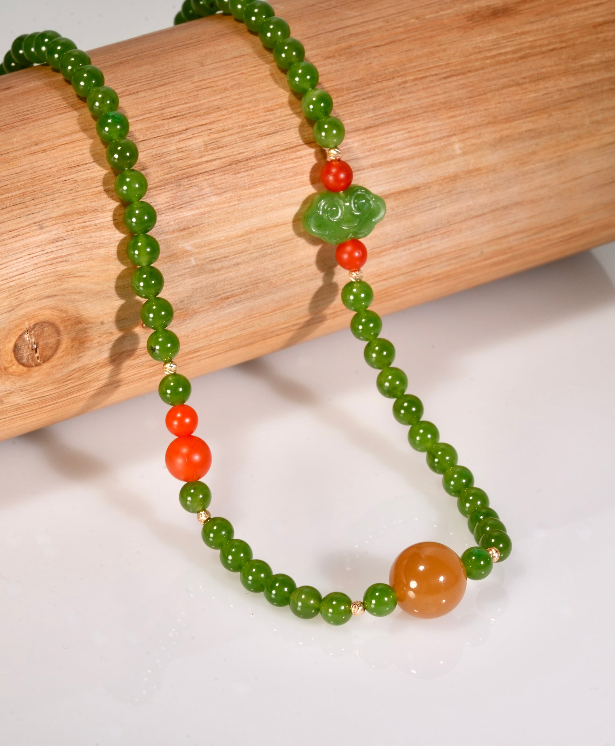 Eternal Lucky Jade Necklace #2917