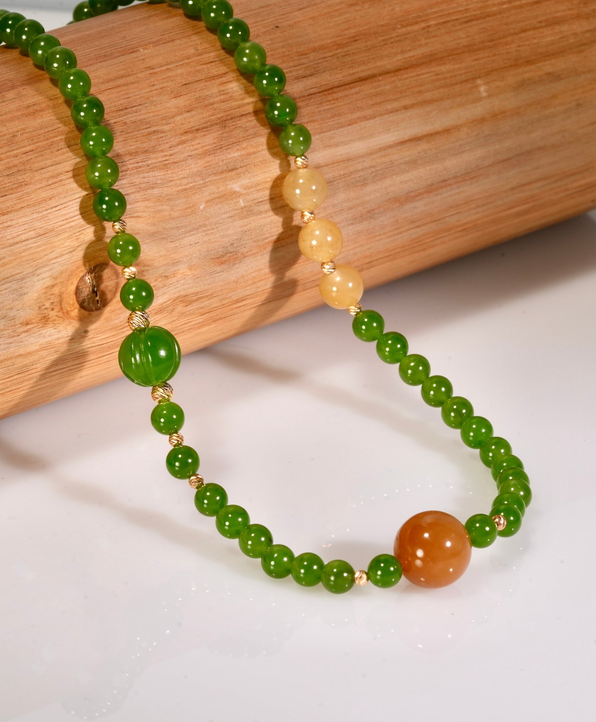 Eternal Lucky Jade Necklace #2918