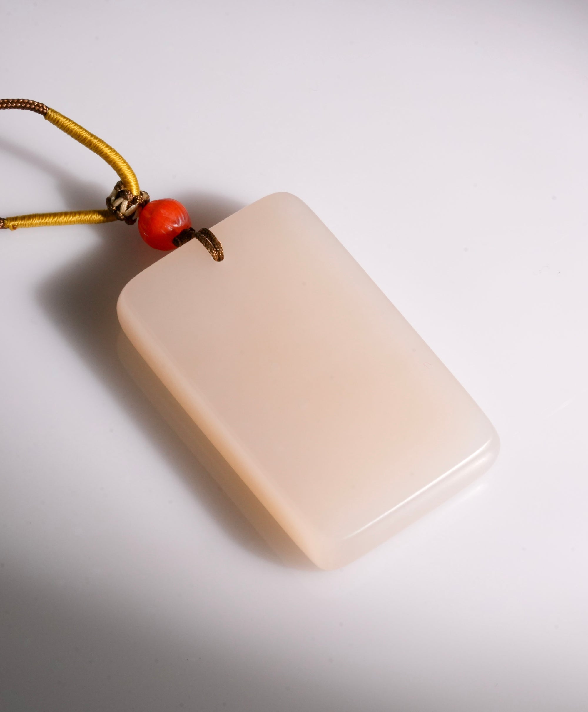 Hetian Jade Safe and Sound/Peace Pendant #2919