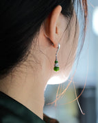 JADE GOURD EARRINGS #1083