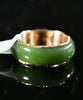 Sz6 14k Polar Jade Ring #2502-8