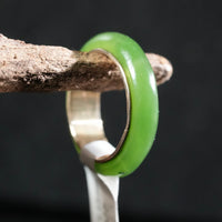 Sz7 14k Polar Jade Ring #2501-13