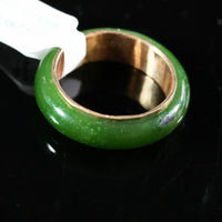 Sz8 14k Polar Jade Ring #2501-16