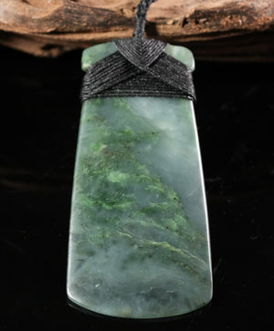 4" Jade Toki Pendant Necklace #2497