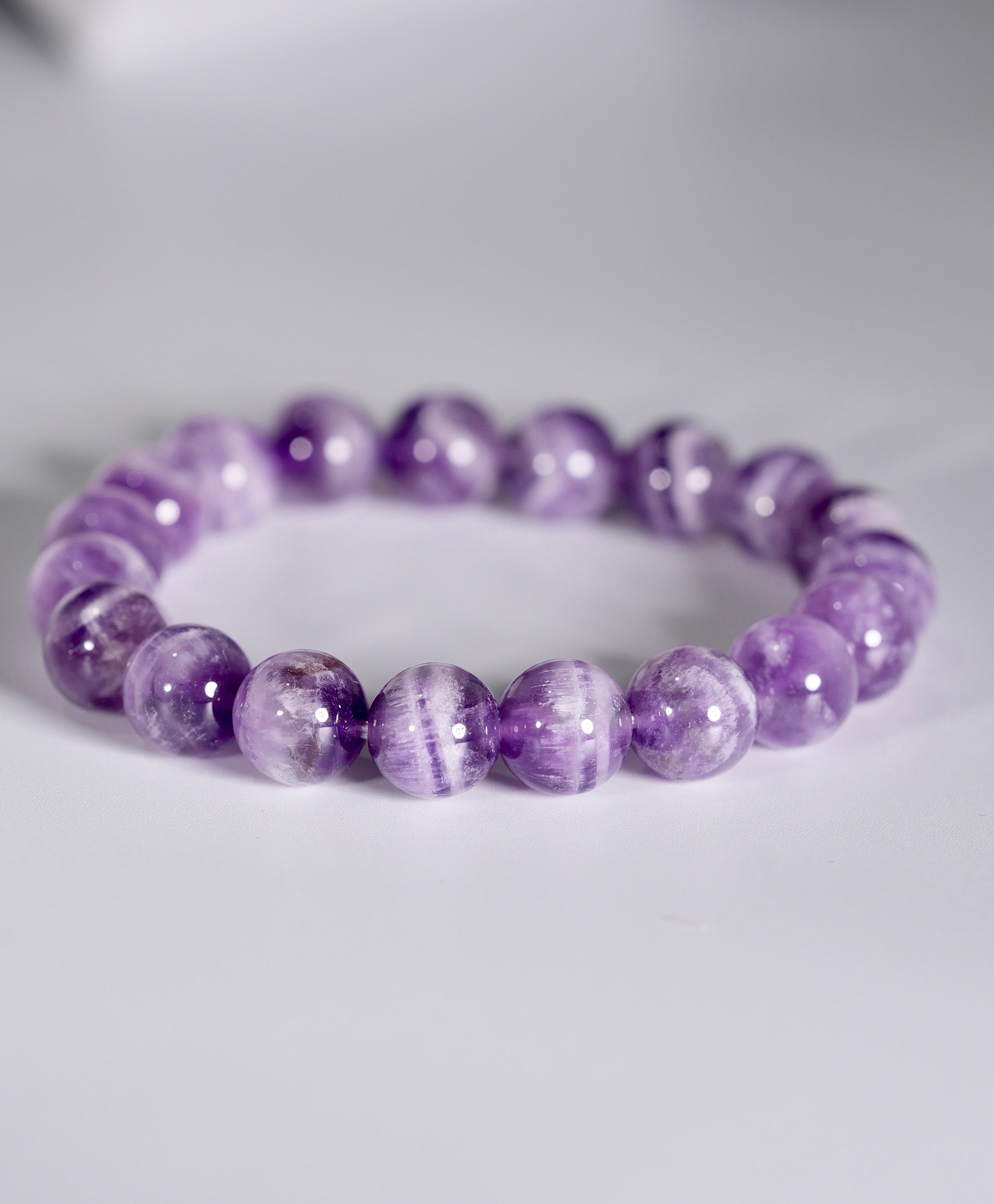 梦幻紫晶水晶手串| Natural Gems Canada