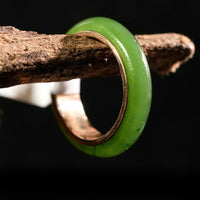 Sz5.5 14k Polar Jade Ring #2501-19