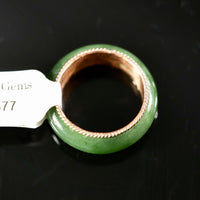 Sz5.5 14k Polar Jade Ring #2502-21