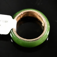 Sz 5 14k Polar Jade Ring #2502-24