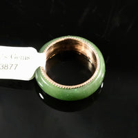 Sz6 14k Polar Jade Ring #2502-25