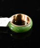 Sz6 14k Polar Jade Ring #2502-25