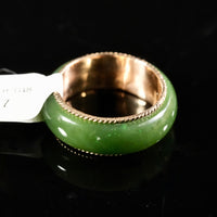 Sz6 14k Polar Jade Ring #2502-25