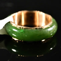 Sz6 14k Polar Jade Ring #2502-26