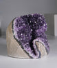 AMETHYST SEMI-GEODE EDGE POLISHED BASE CUT(1.37 LB) #1865