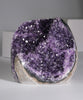 AMETHYST SEMI-GEODE EDGE POLISHED BASE CUT(1.37 LB) #1865