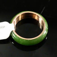 Sz7.5 14k Polar Jade Ring #2502-31