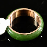 Sz7.5 14k Polar Jade Ring #2502-31