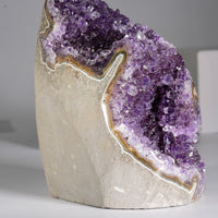 AMETHYST SEMI-GEODES BASE CUT 3.9 LB #1863