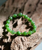 6" Polar Jade Grade Beaded Bracelet #2496