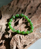 6" Polar Jade Grade Beaded Bracelet #2496