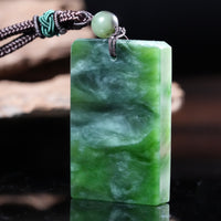 Jade Nothing Pendant Necklace #2284-2